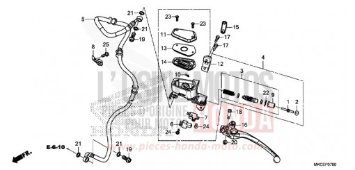 CLUTCH MASTER CYLINDER GL1800K de 2019